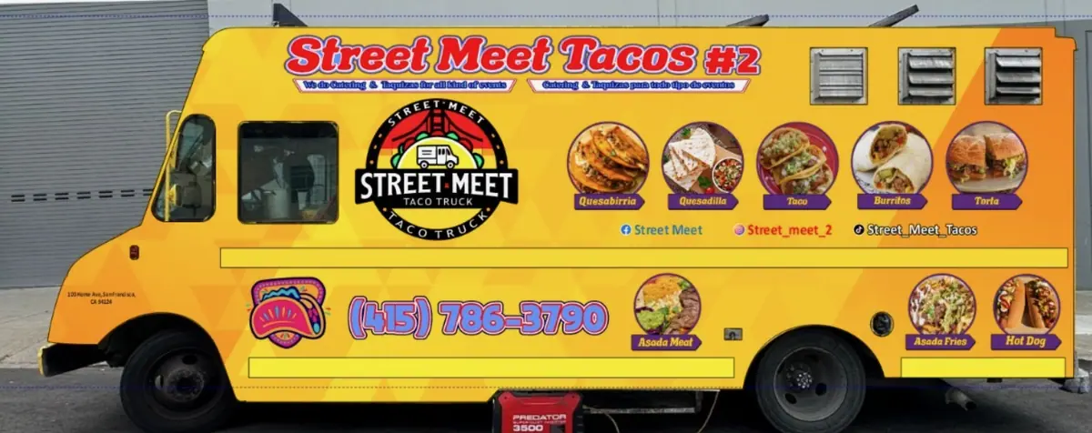 Food truck at an event