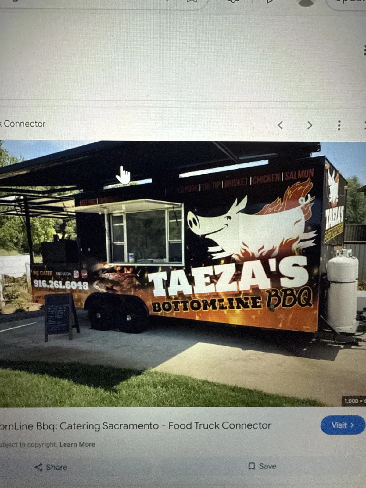 Food truck at an event