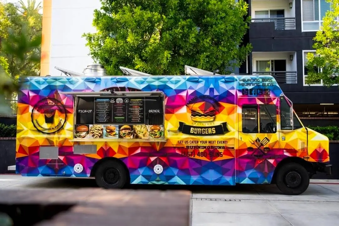 Food truck at an event