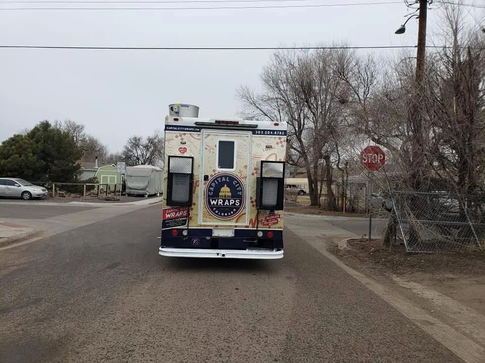 Capital City Wraps food truck at an event