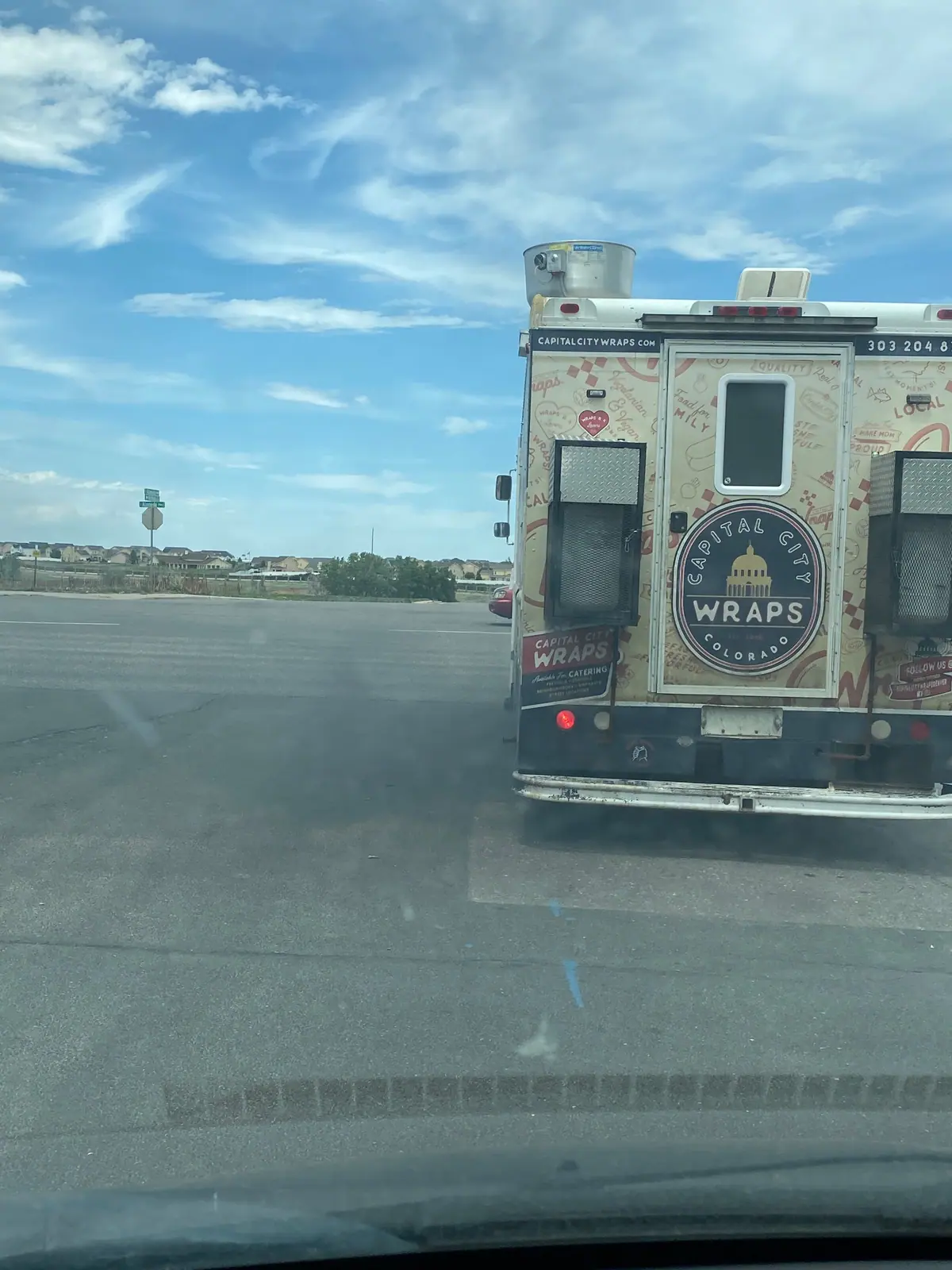 Capital City Wraps food truck at an event