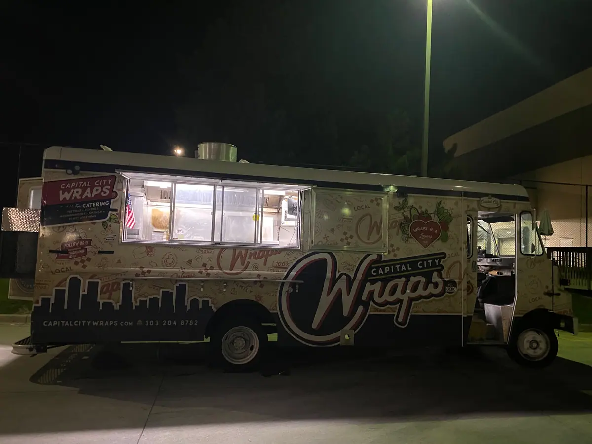 Capital City Wraps food truck at an event
