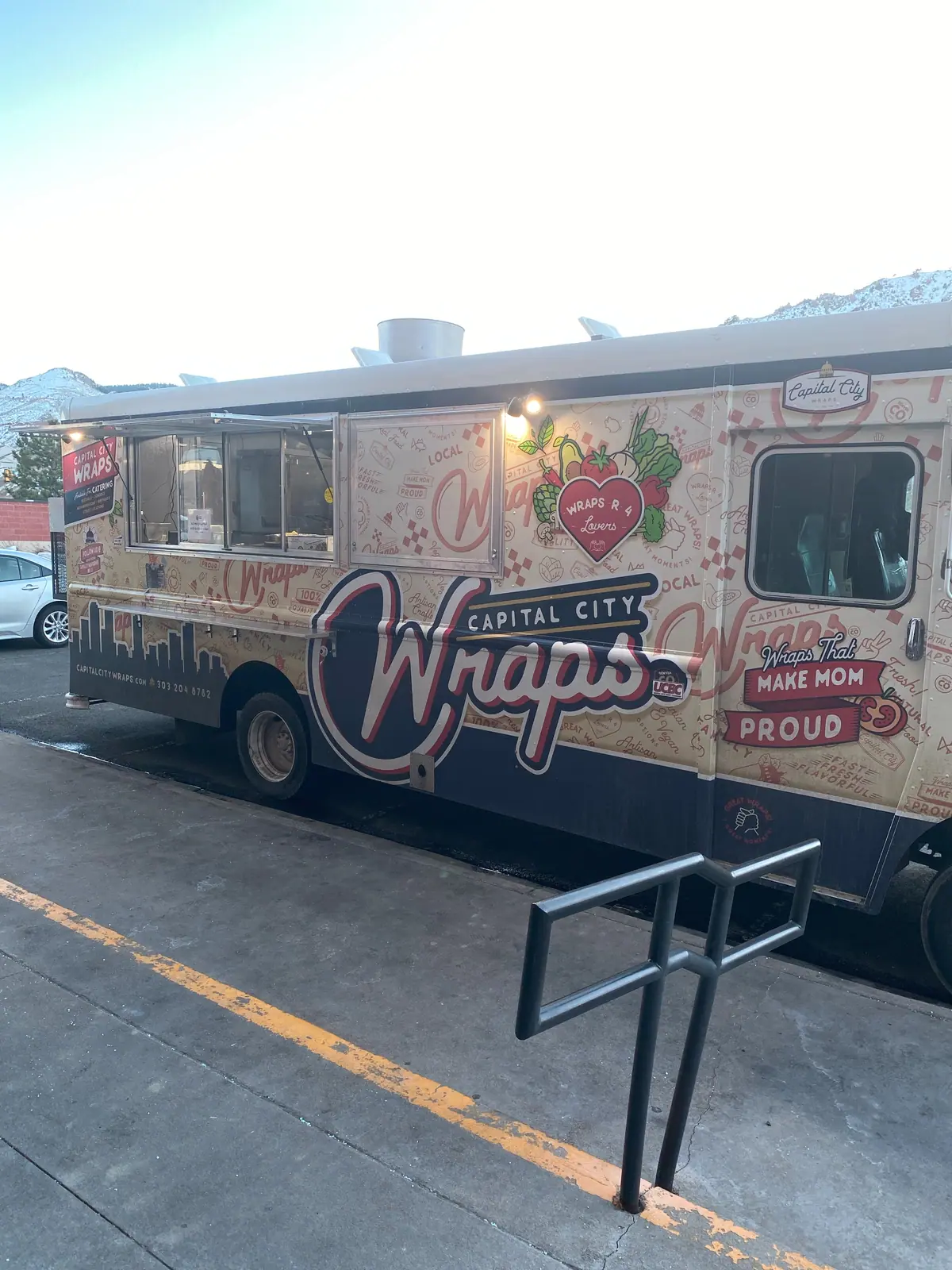 Capital City Wraps food truck at an event