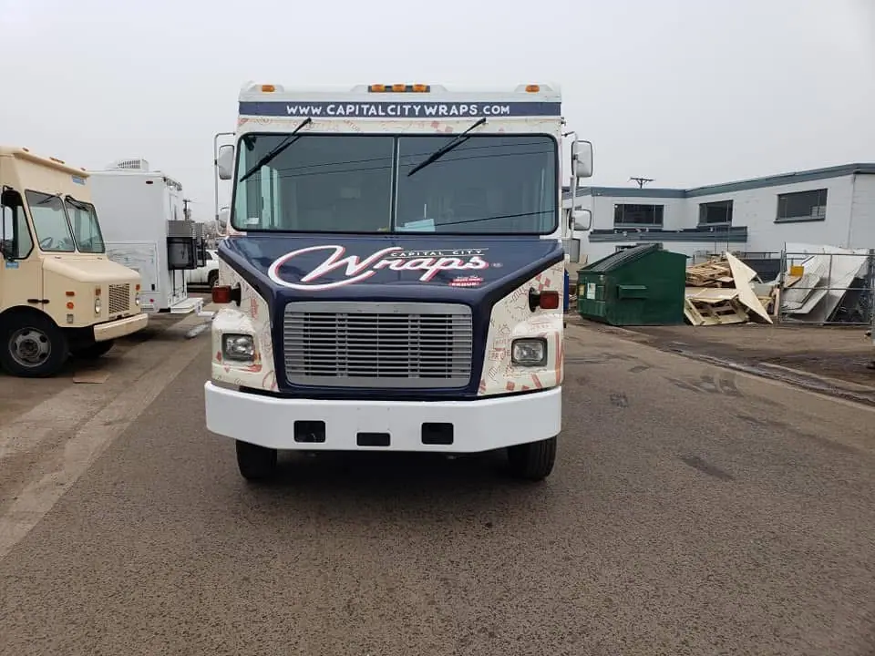 Capital City Wraps food truck at an event