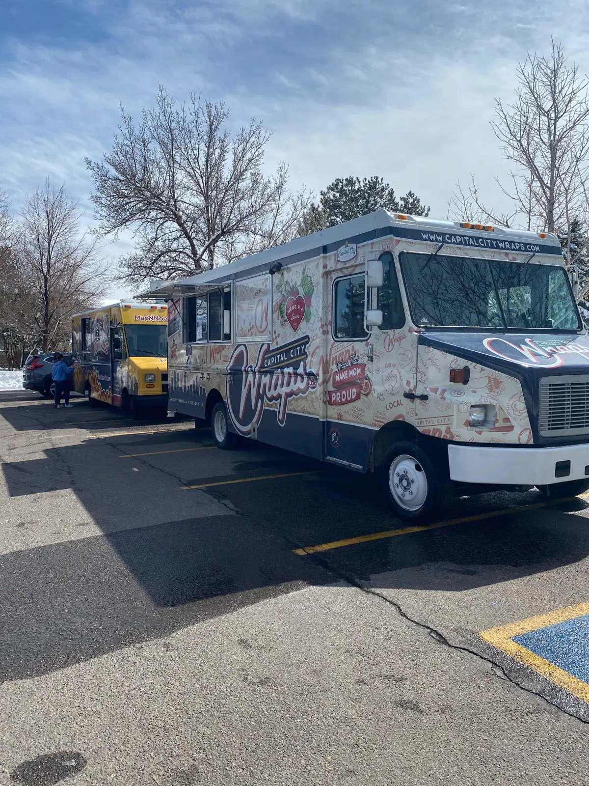Capital City Wraps food truck at an event