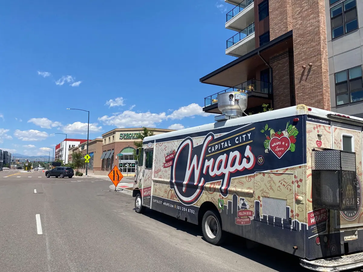 Capital City Wraps food truck at an event