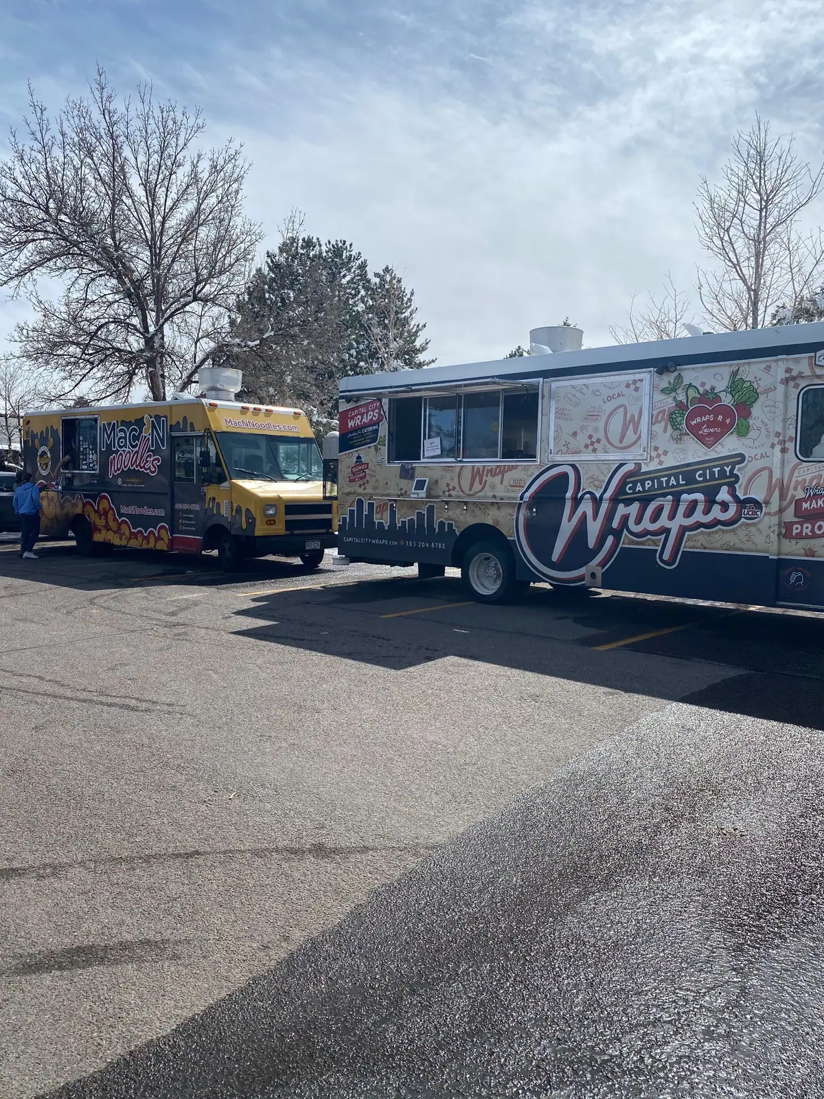 Capital City Wraps food truck at an event