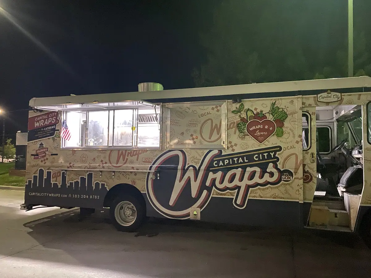 Capital City Wraps food truck at an event