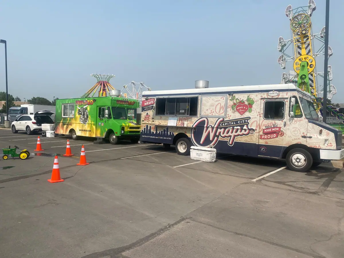 Capital City Wraps food truck at an event