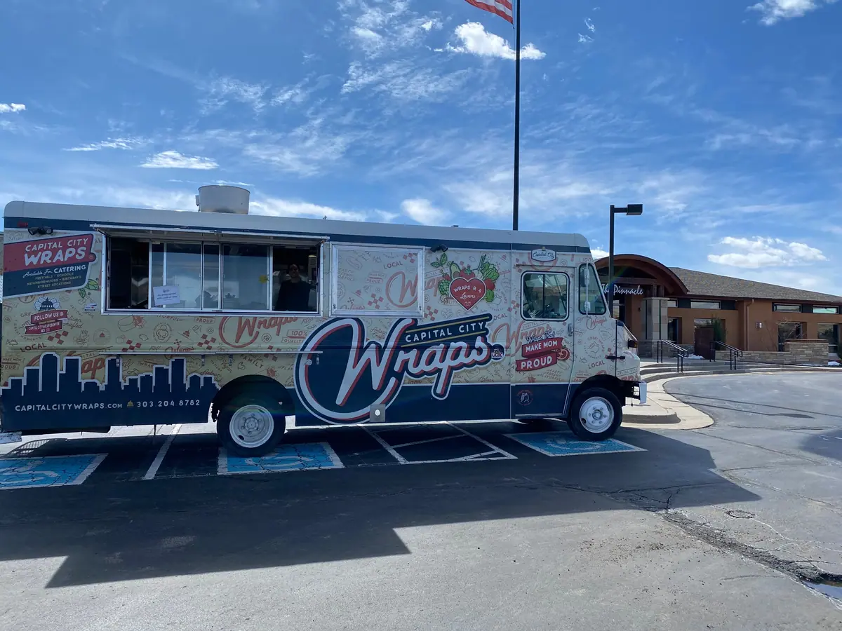 Capital City Wraps food truck at an event