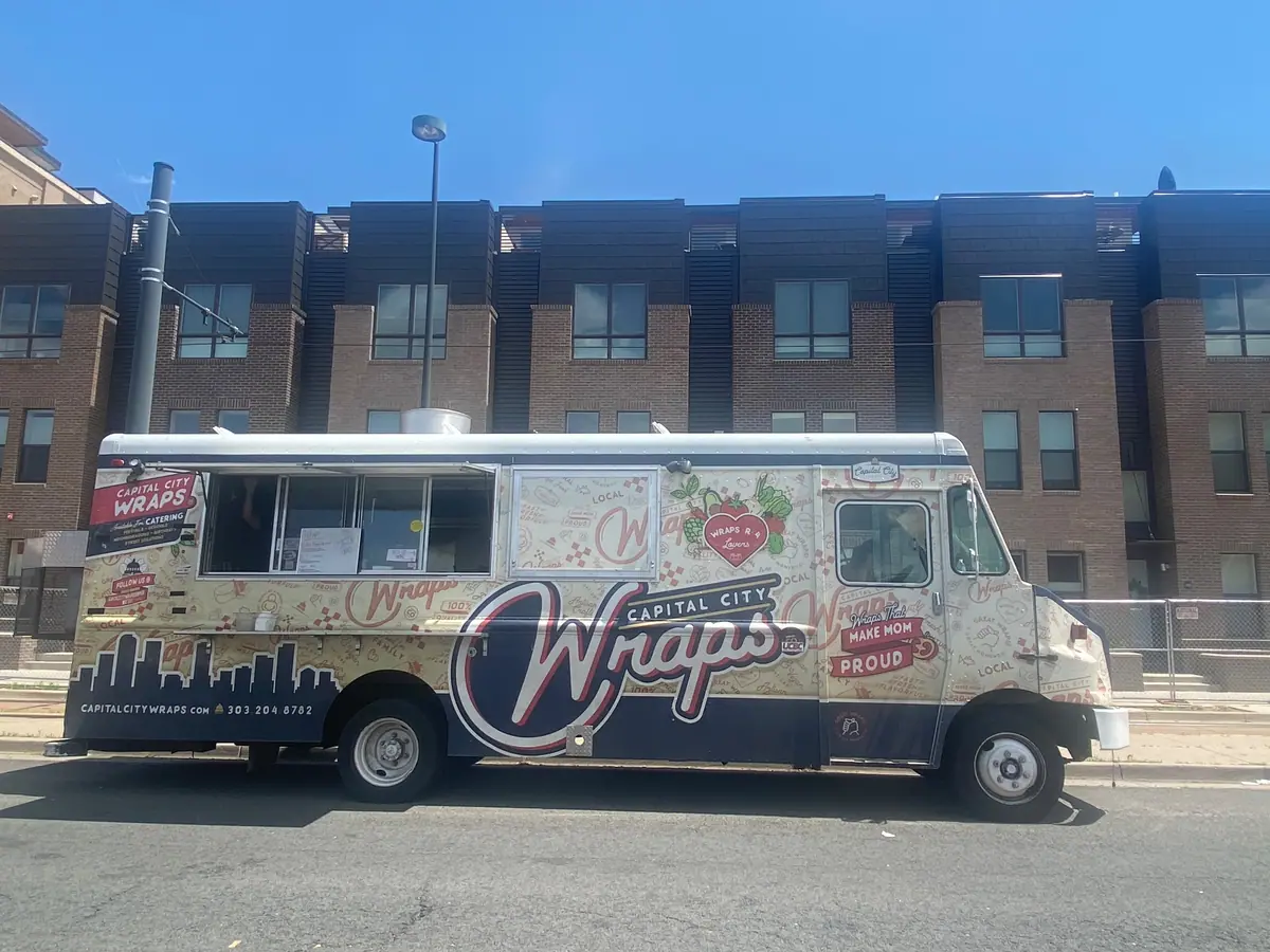 Capital City Wraps food truck at an event