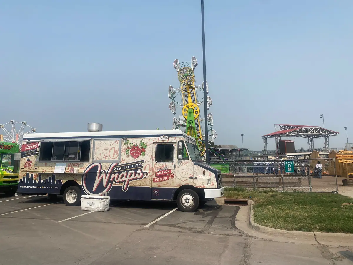 Capital City Wraps food truck at an event