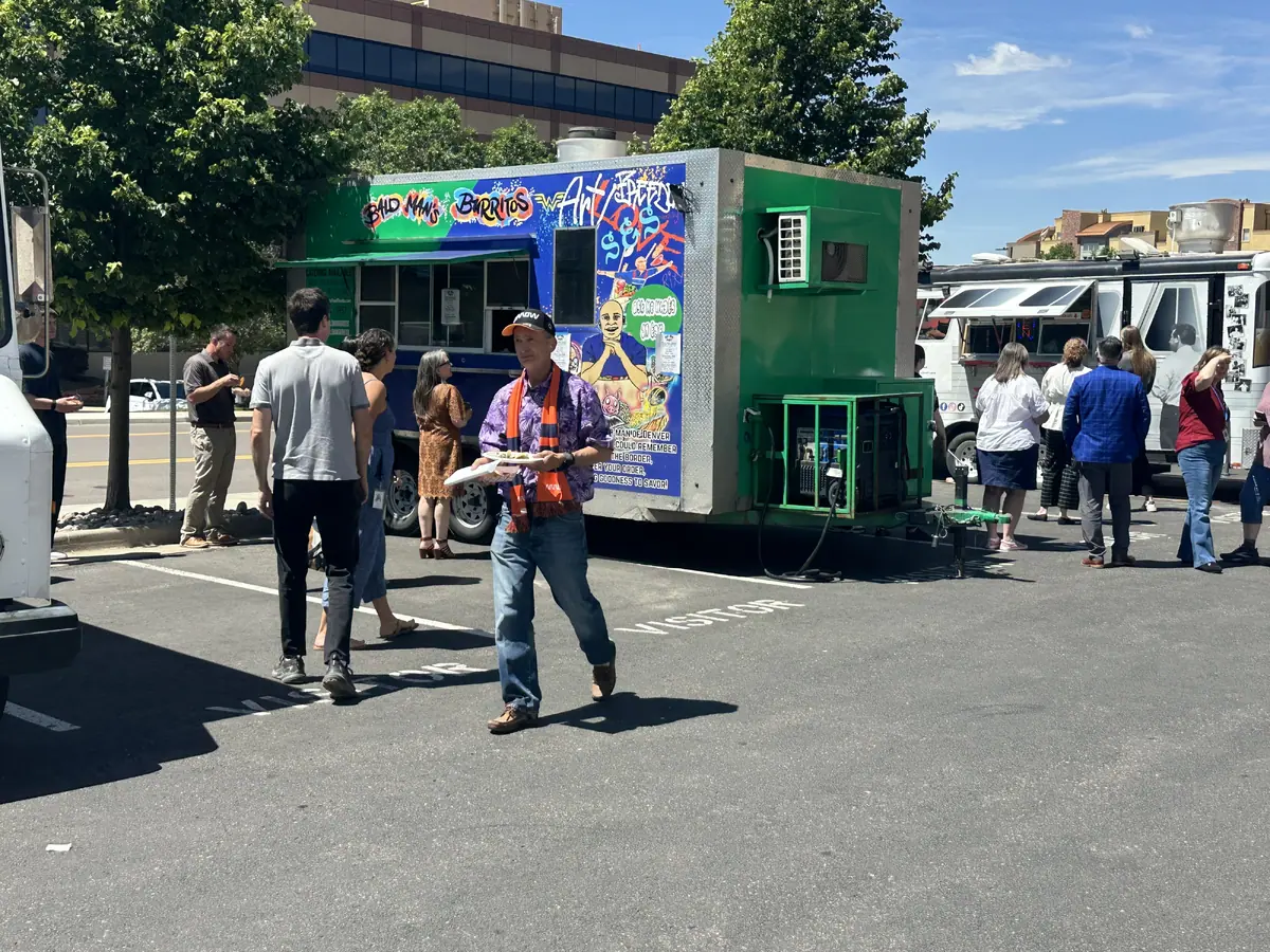 Cheesesteaks catering from a local food truck