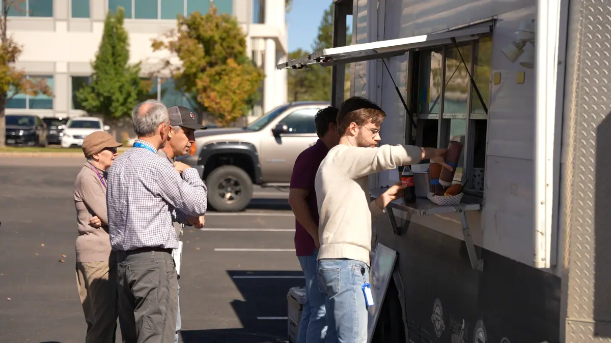 BBQ catering from a local food truck