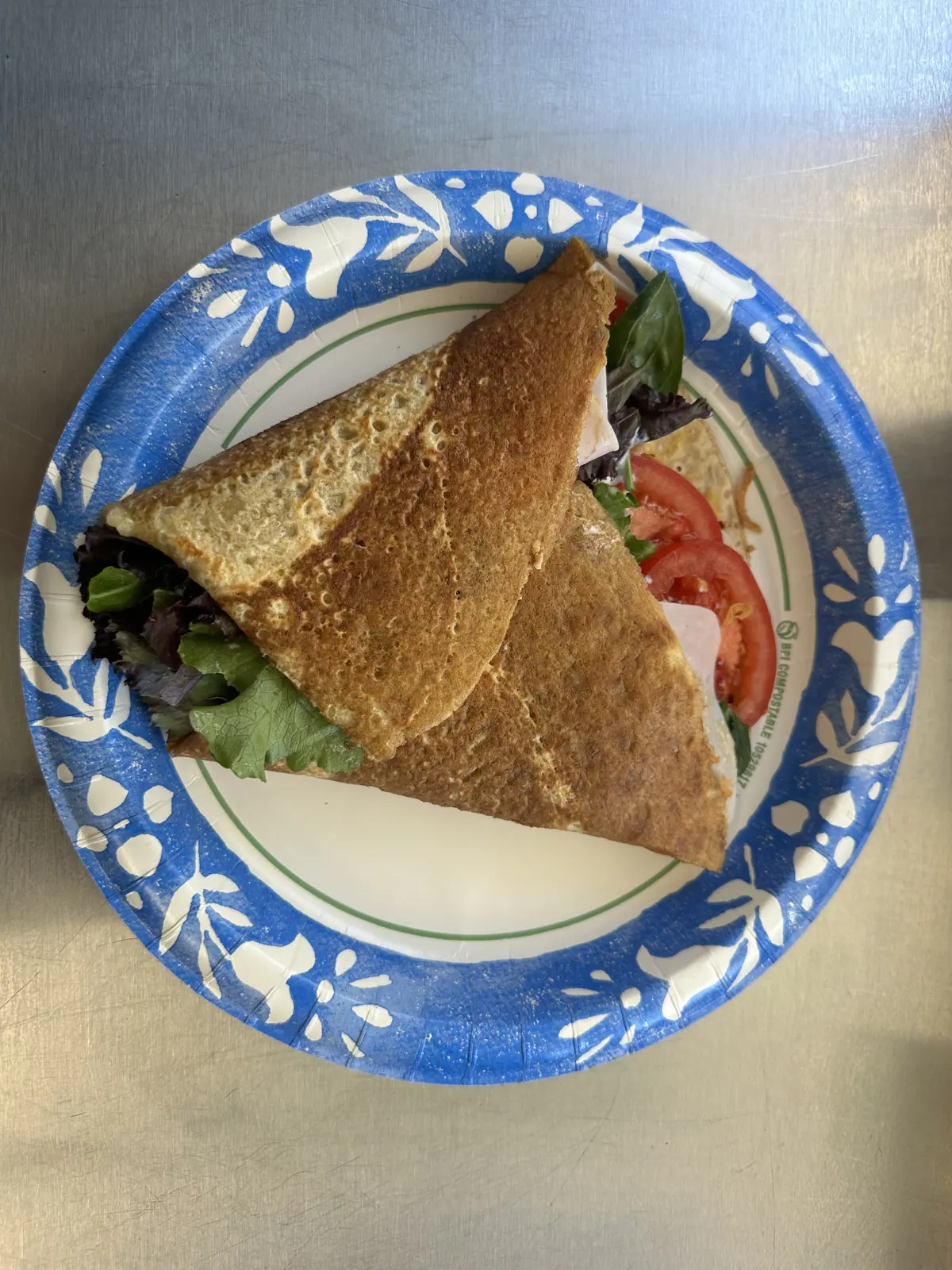 Crepes catering from a local food truck