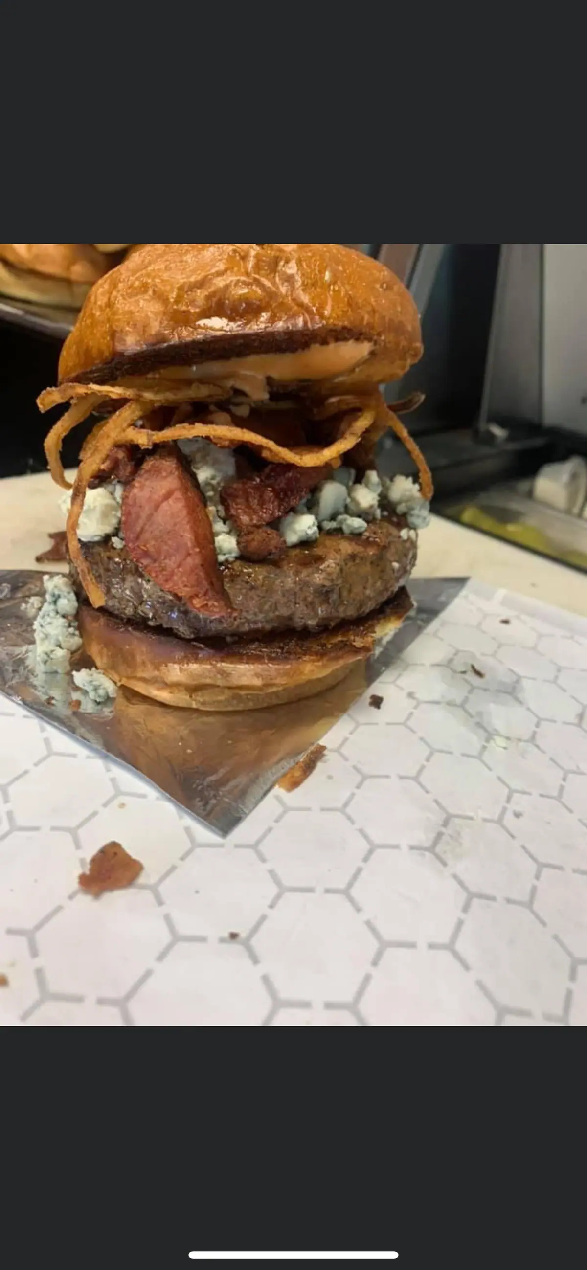 Burgers catering from a local food truck