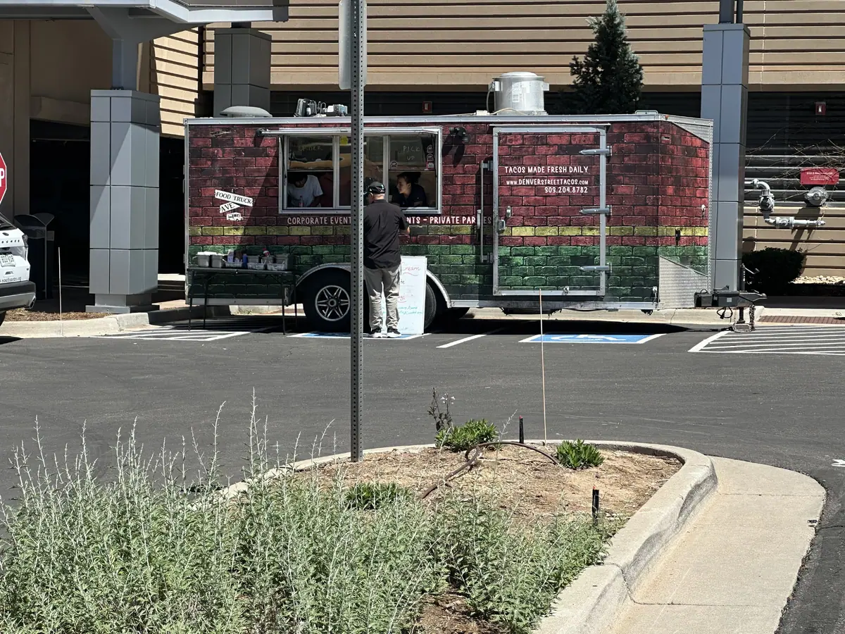 Food truck at an event