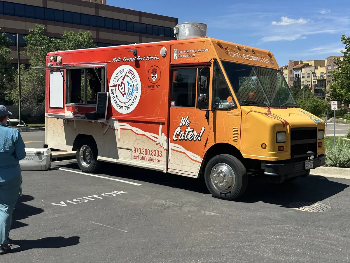 Food truck at an event