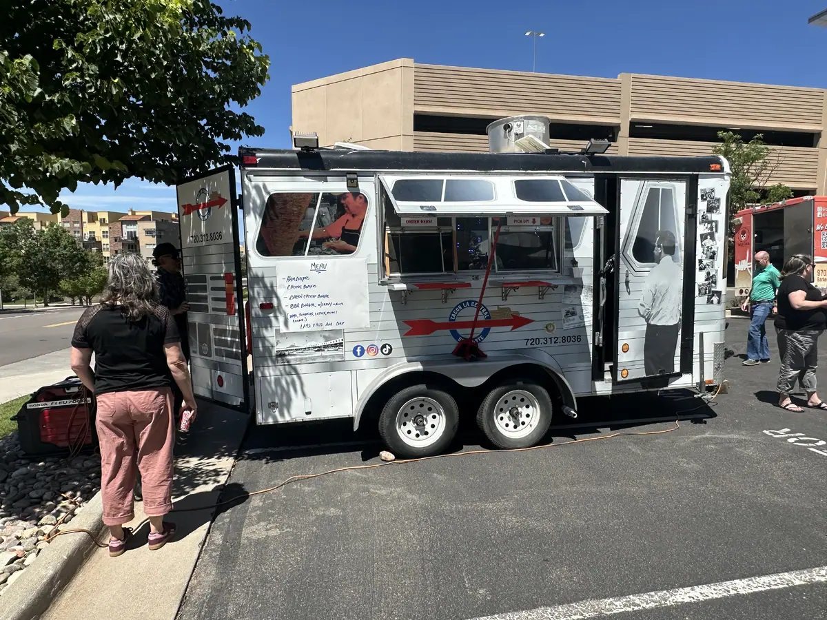 Food truck at an event