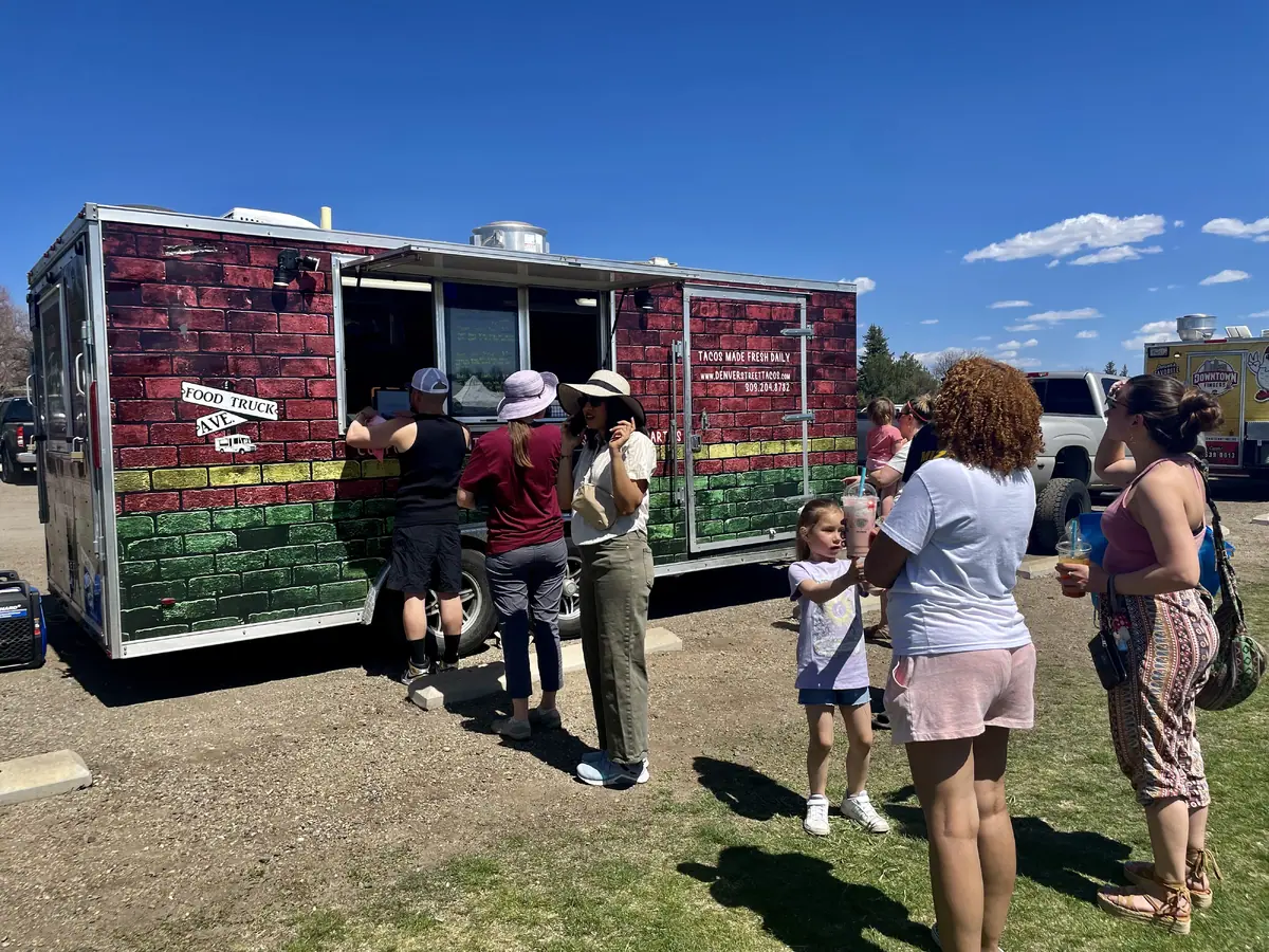 Food truck at an event