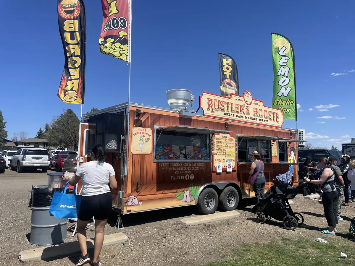 Food truck at an event