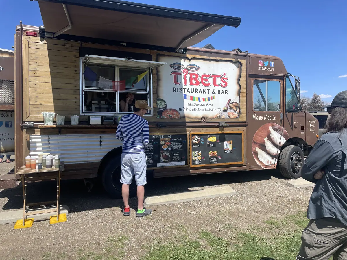 Food truck at an event