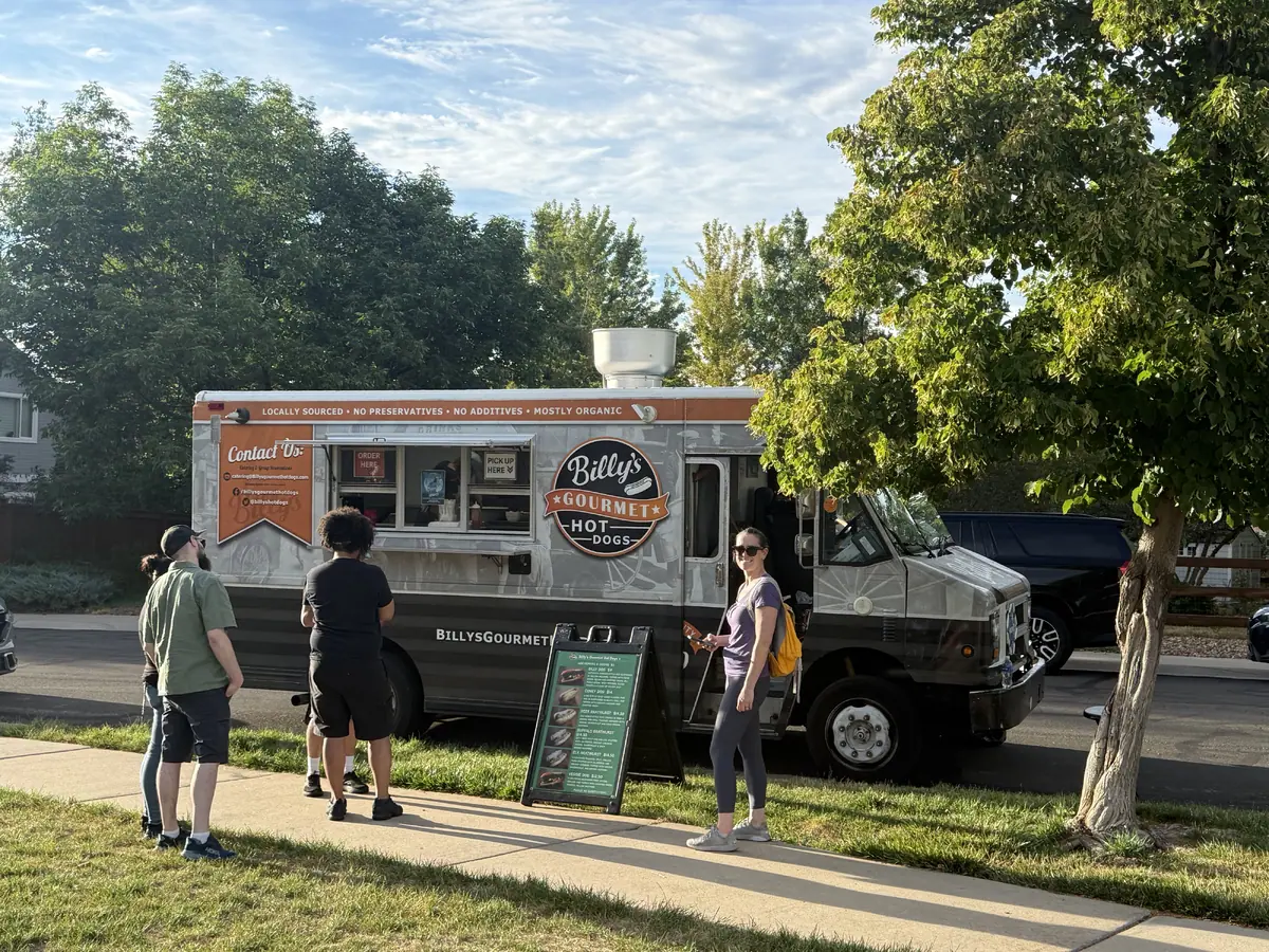 Food truck at an event