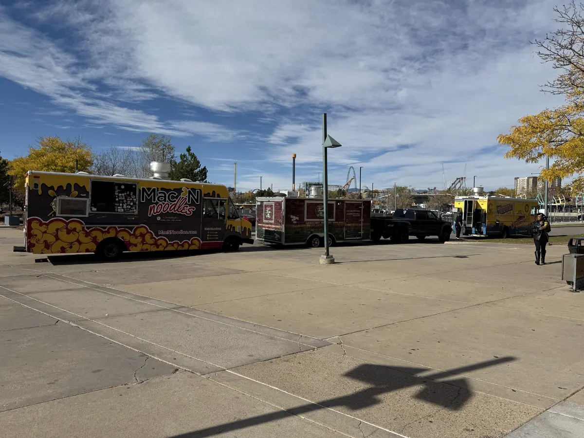 Food truck at an event