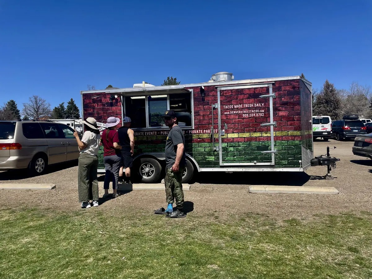 Food truck at an event