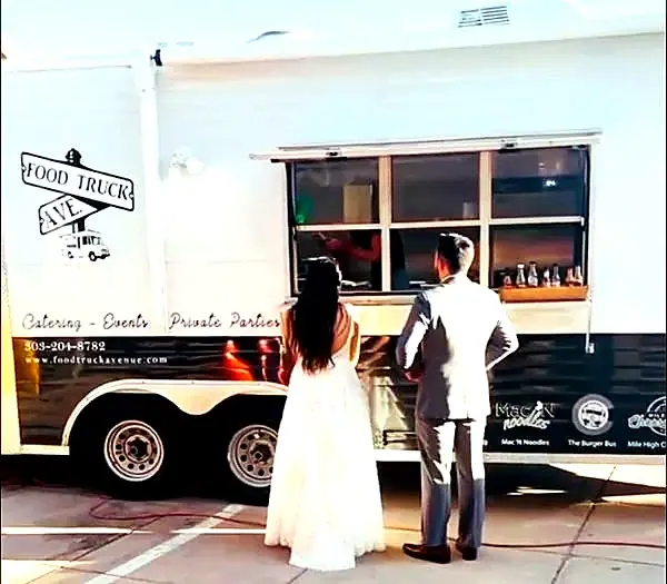 Food truck at an event