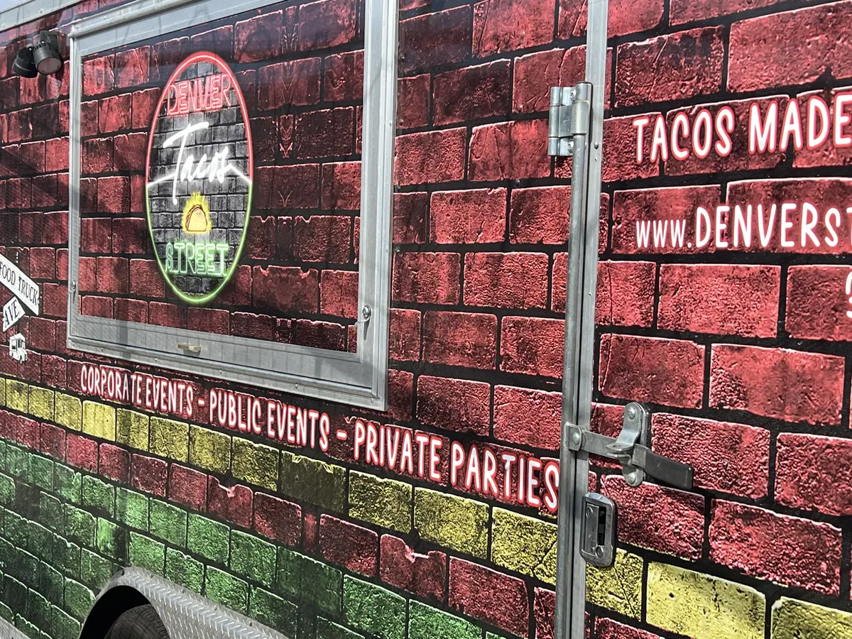 Tacos catering from a local food truck