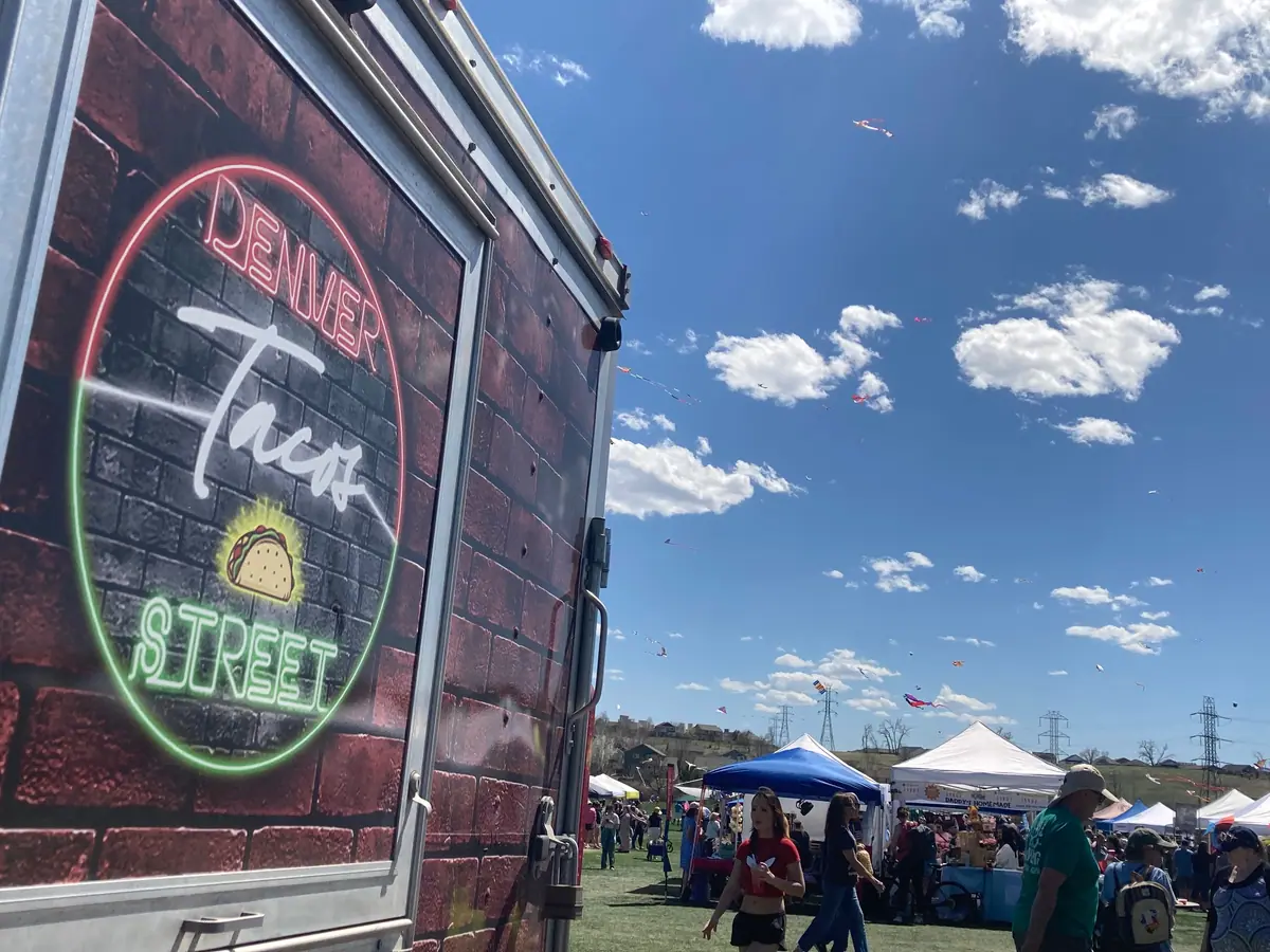 Food truck at an event