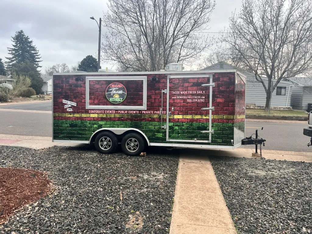 Tacos catering from a local food truck