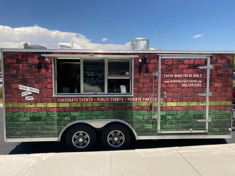 Food truck at an event