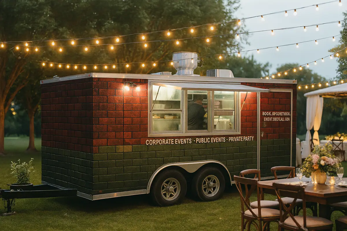 Tacos catering from a local food truck