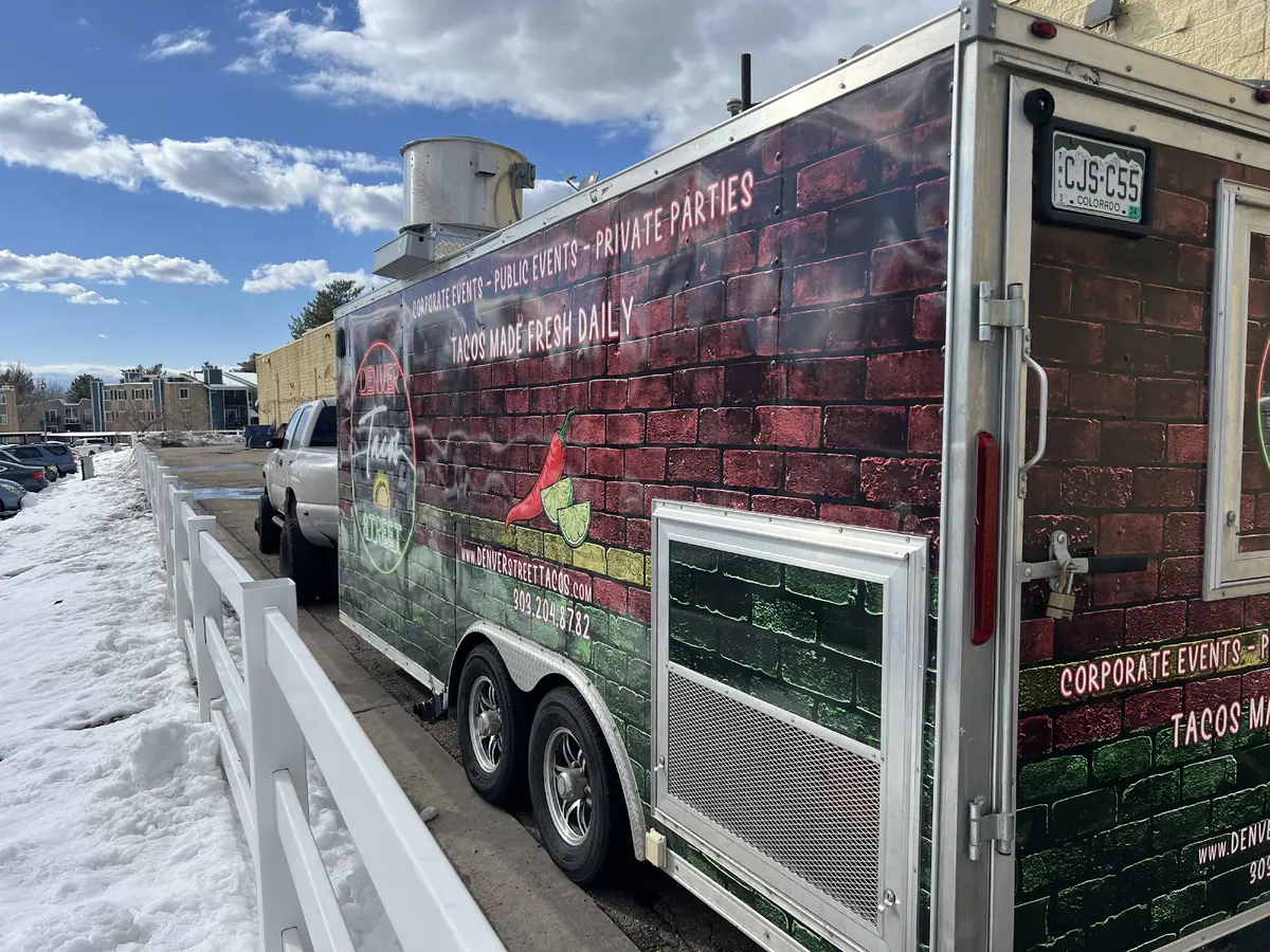 Food truck at an event