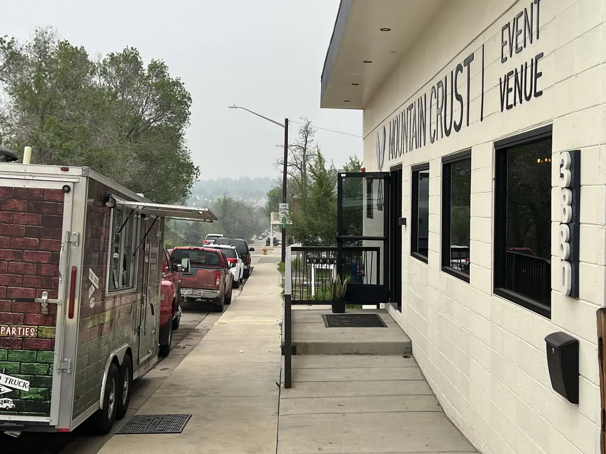 Tacos catering from a local food truck