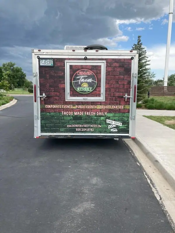 Food truck at an event