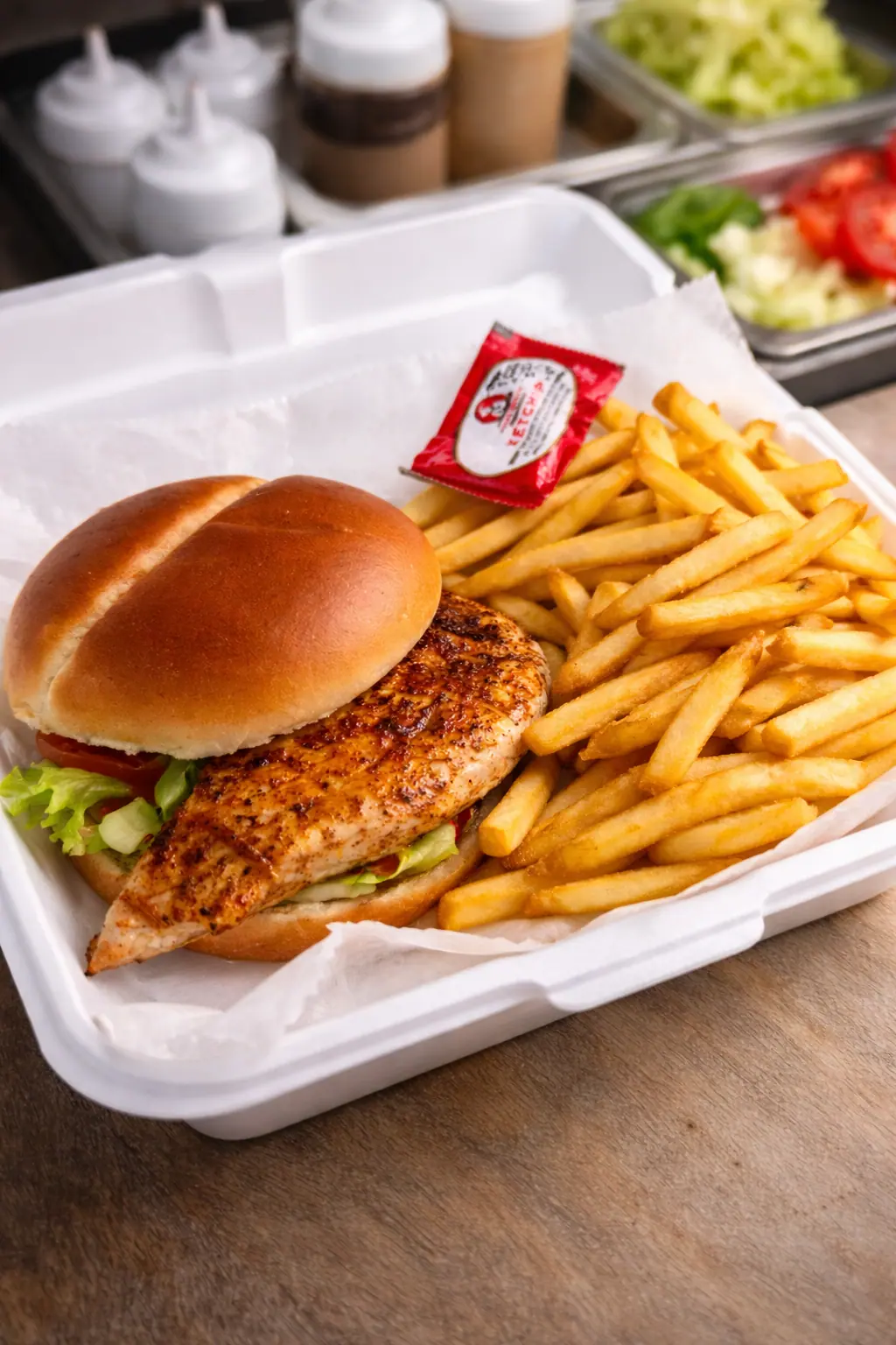 Burgers catering from a local food truck