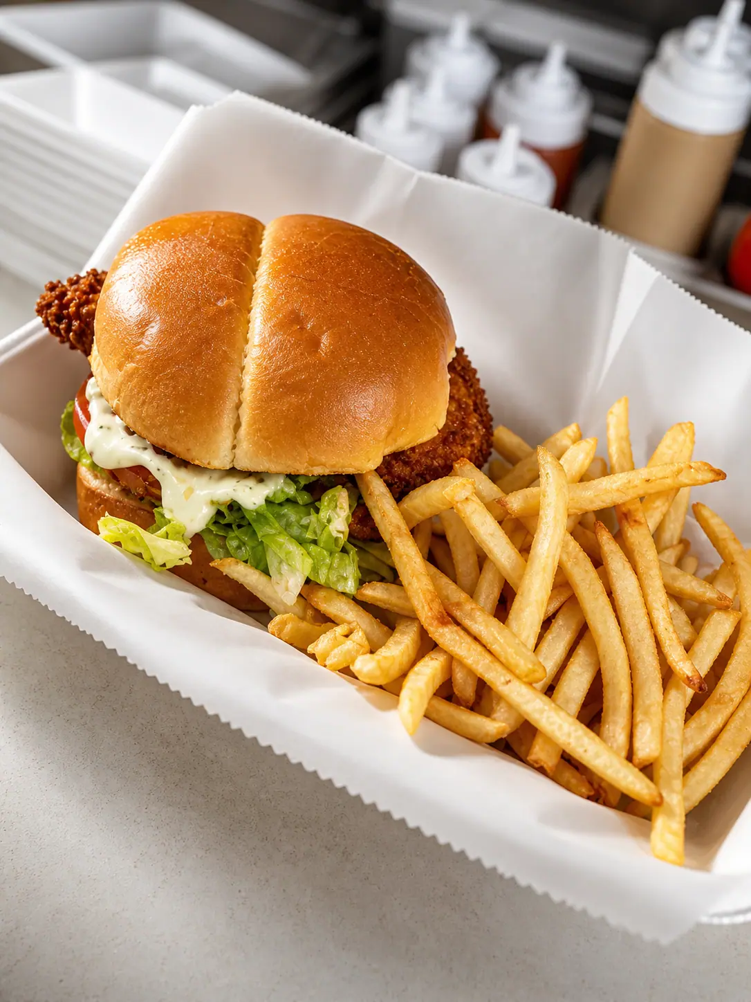Burgers catering from a local food truck