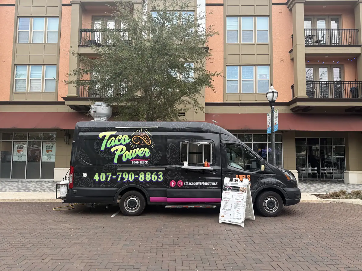 Food truck at an event