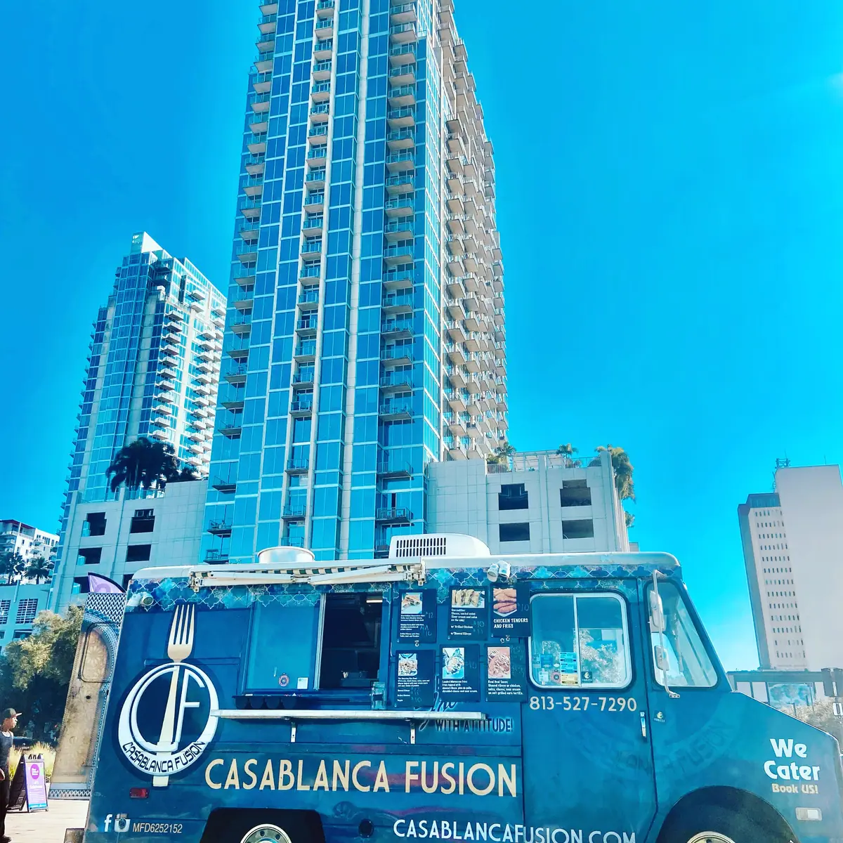 Dessert catering from a local food truck