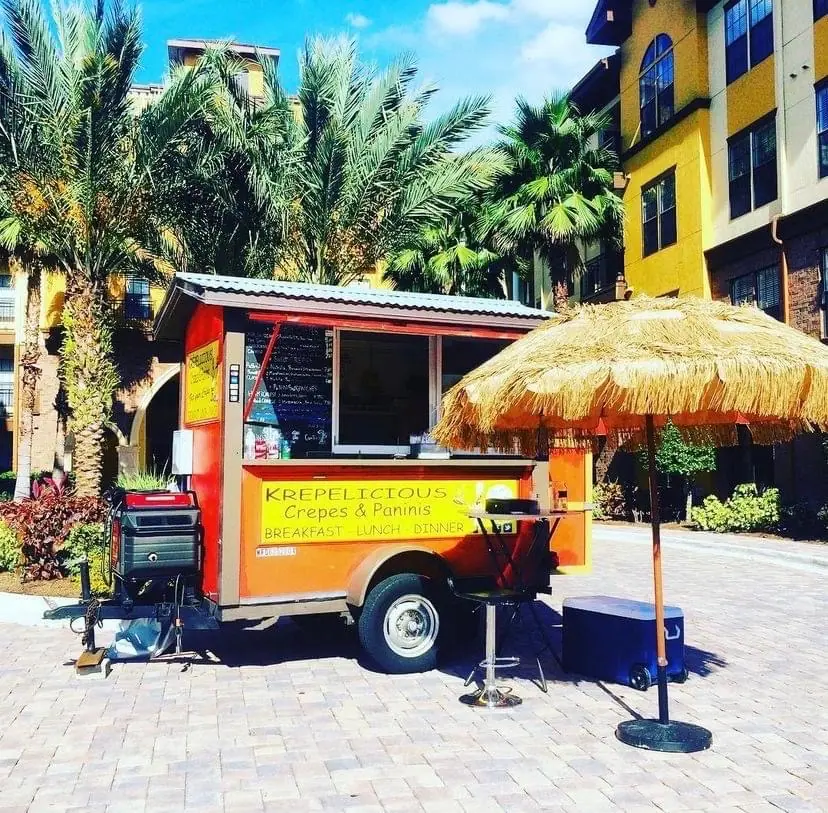 Food truck at an event