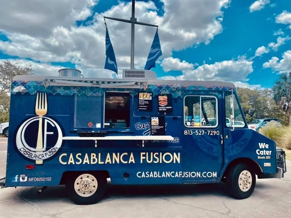 Dessert catering from a local food truck