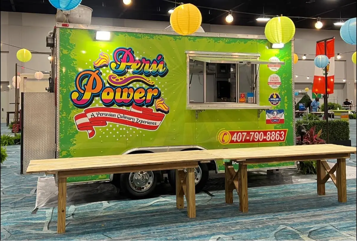 Burgers catering from a local food truck