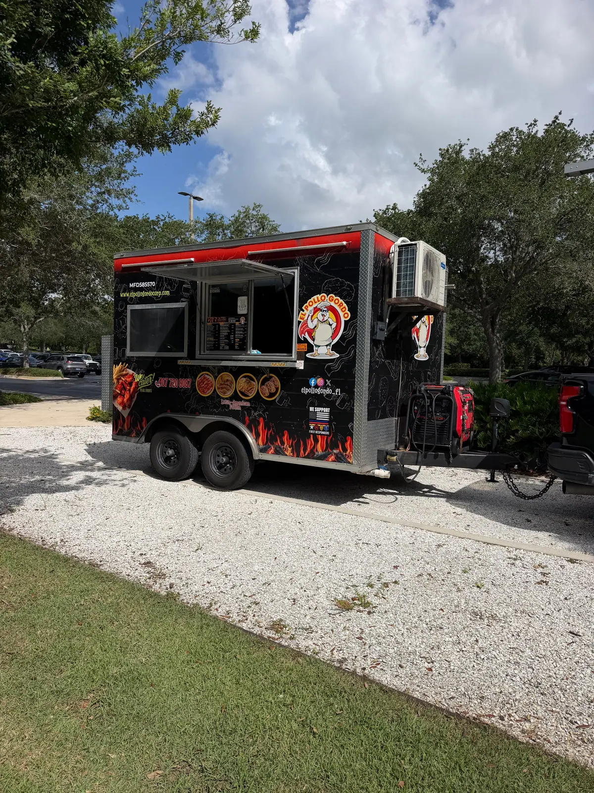 Tacos catering from a local food truck