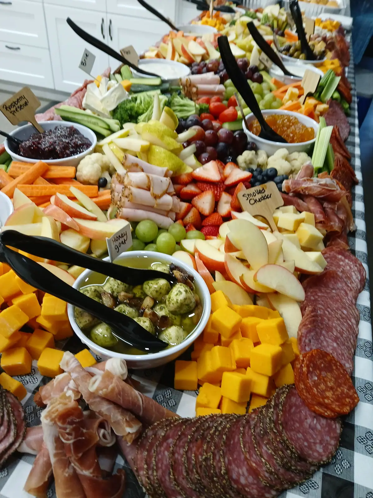 Charcuterie catering from a local food truck