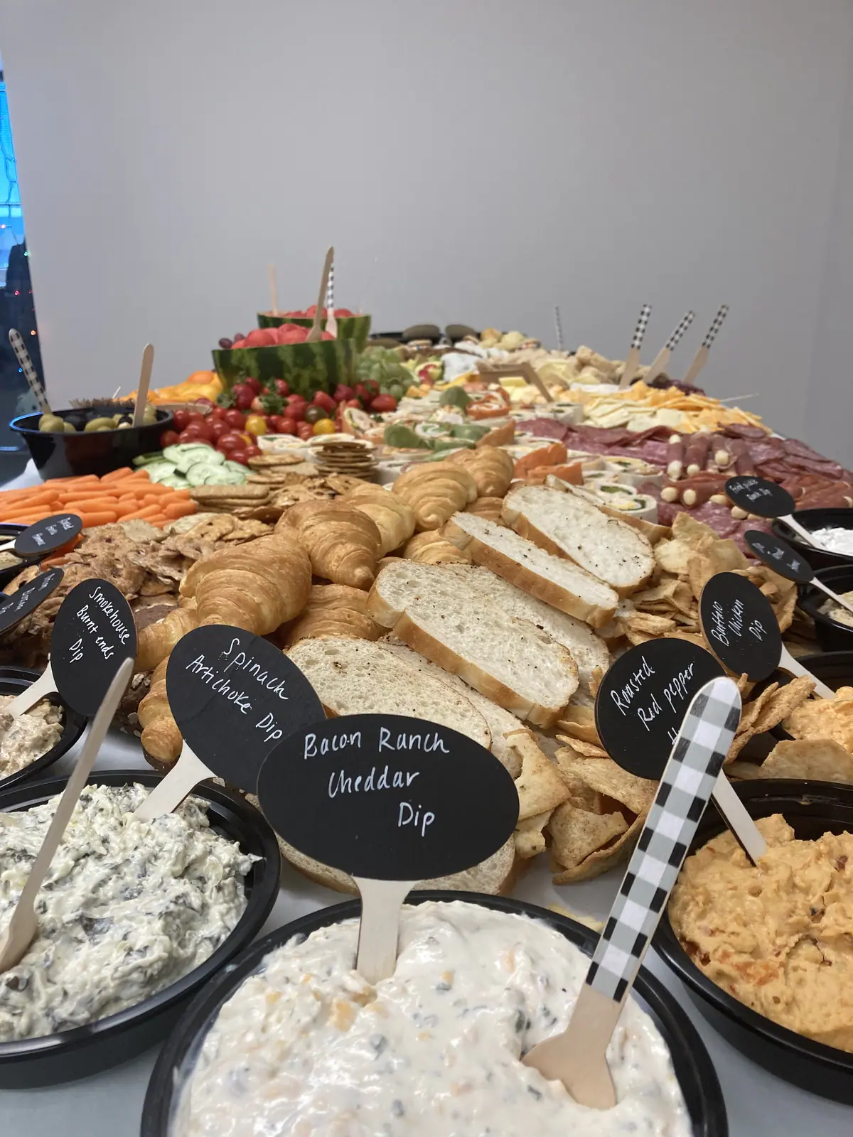 Charcuterie catering from a local food truck