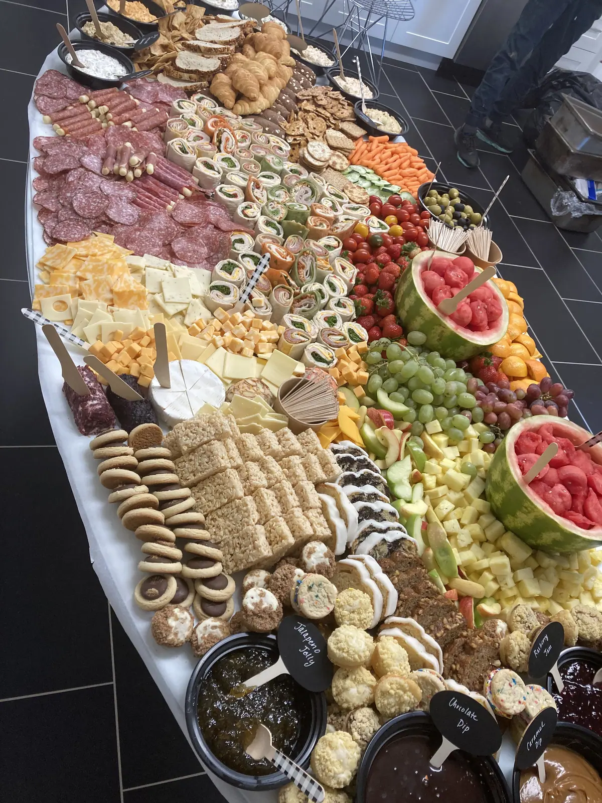 Charcuterie catering from a local food truck
