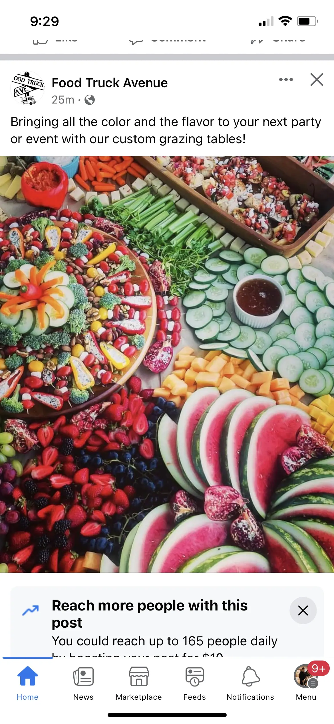 Food truck catering